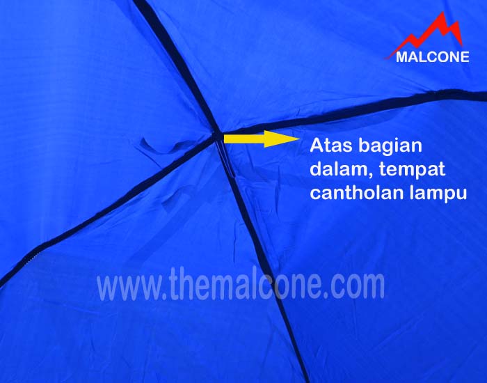 Inner tenda 4P 2 Pintu 2 Jendela + tas tenda + pas
